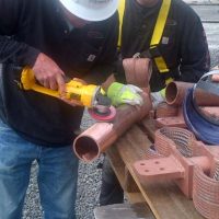 Prepping Copper Bus Run
